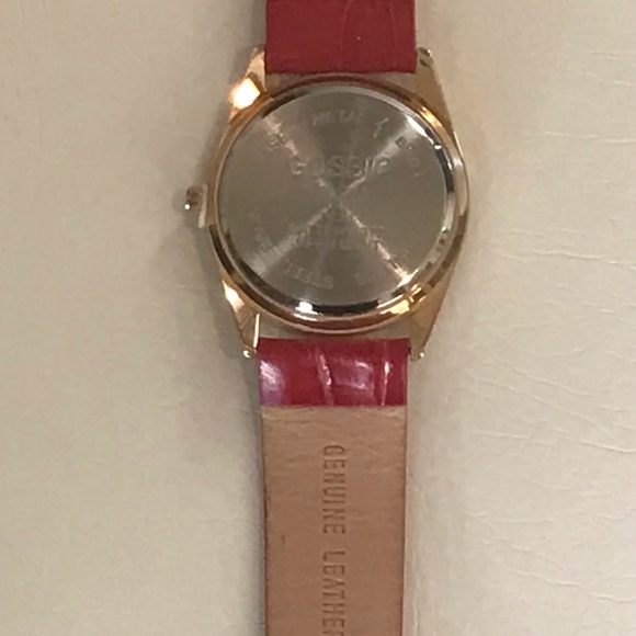 GOSSIP Red Watch Leather Band - Picture 8 of 9